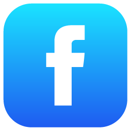 facebook logo blue