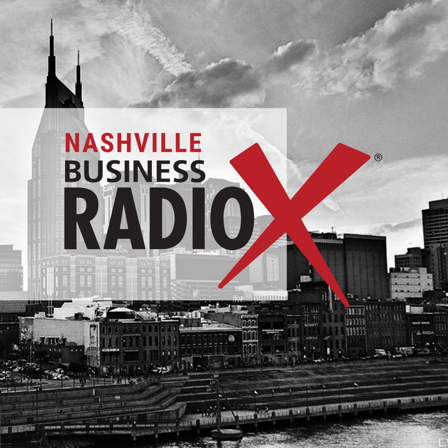 Mike Harris Marketing Interview Podcast Nashville Business Radio X logo.