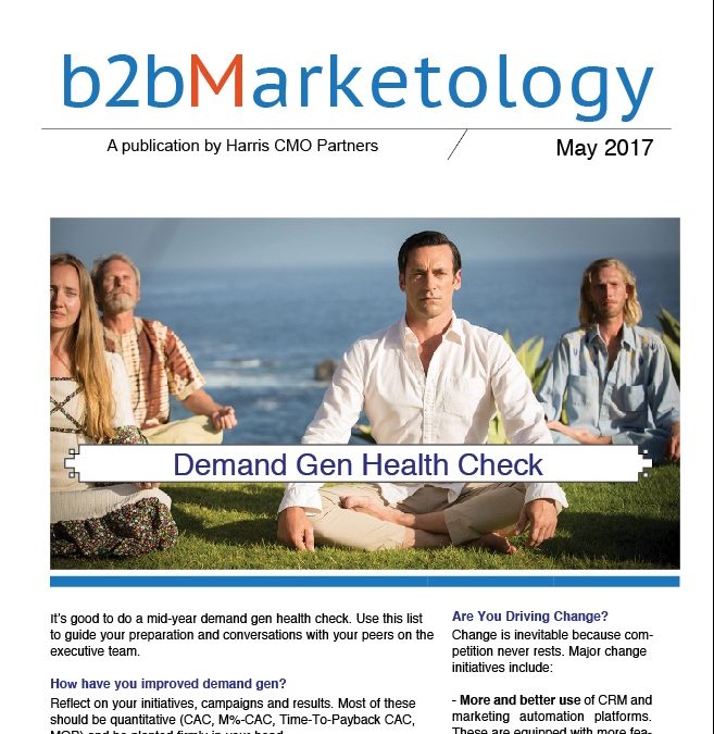 B2B Marketology, May 2017