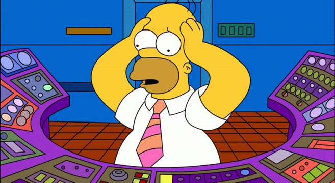 Homer Simpson overwhelmed with marketing automation